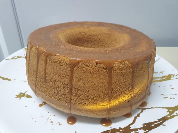 עוגת טורט נס קפה  בציפוי קרמל ❤_מתכון של ירדנה ג'נאח