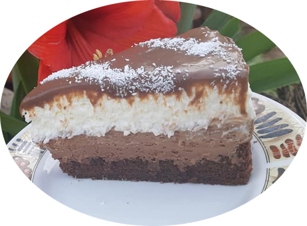 עוגת קרמבו עם קרם שוקולד, וקרם וניל_מתכון  של אפרת מילוא טויטו