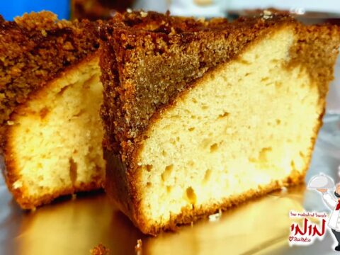 עוגת וניל 🥧מצופה בקרמל קוקוס 🍮_מתכון של טלי כהן שטרלינג – מאסטר מתכונים