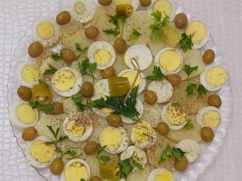 סלט תפוח אדמה וביצים_מתכון של רוז טעים במטבח אוחנה – מאסטר מתכונים
