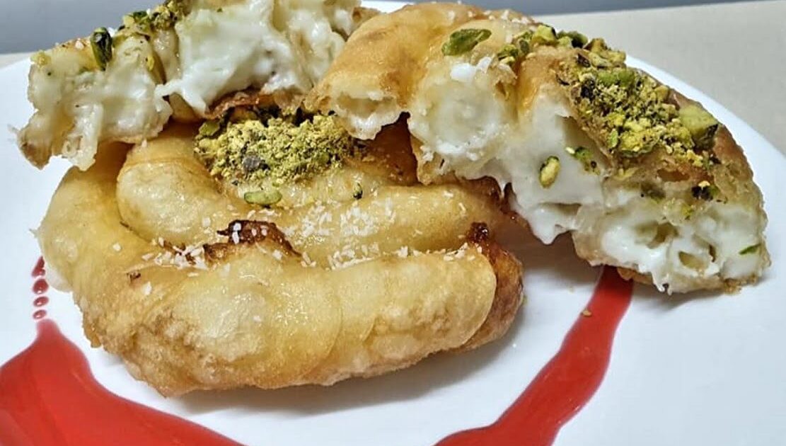 בצק מטוגן ממולא במלבי ❤_מתכון של ירדנה ג'נאח – מאסטר מתכונים