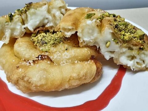 בצק מטוגן ממולא במלבי ❤_מתכון של ירדנה ג'נאח – מאסטר מתכונים