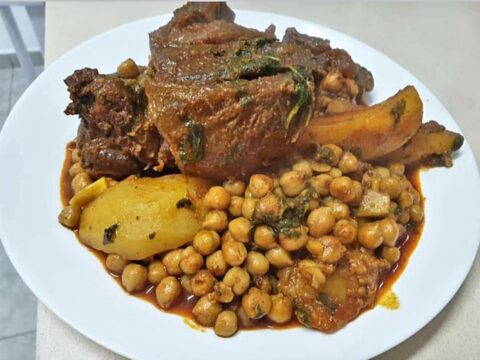 טבחה כמון עם בשר ראש חומוס ותפוחי אדמה ❤_מתכון של ירדנה ג'נאח – מאסטר מתכונים