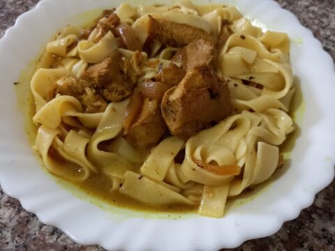 פסטה בתוספת קוביות חזה עוף🍝🍜_מתכון של תהילה גיל – מאסטר מתכונים