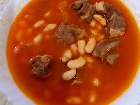 מרק שעועית לבנה עם בשר 🍲🍅_מתכון של תהילה גיל – מאסטר מתכונים