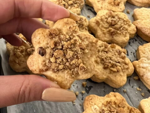 עוגיות חמאה עם אגוזים❤_מתכון של אילנה בוכריס – מאסטר מתכונים