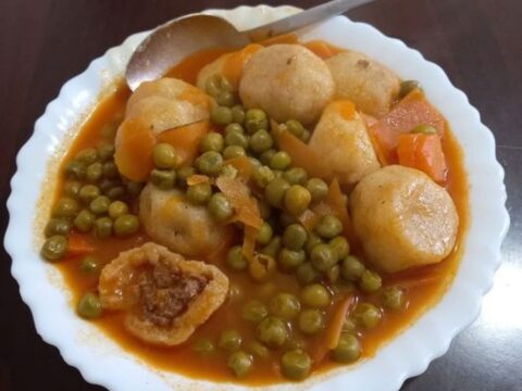 קובה..אפונה וגזר בדרך הכי קלה וטעימה🍅🥗🥕_מתכון של תהילה גיל – מאסטר מתכונים