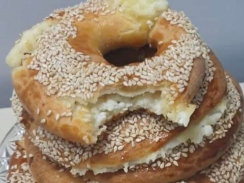 בייגלה במילוי גבינה … בצק נדיר ❤️_מתכון של ירדנה ג'נאח – מאסטר מתכונים