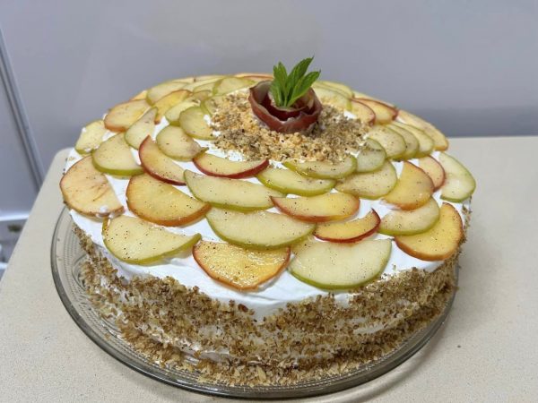 עוגת טורט קרם ותפוחים_מתכון של ירדנה ג'נאח – מאסטר מתכונים