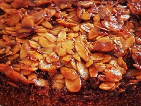 עוגת דבש סולת ושקדים🍯🍯_מתכון של צופית בן יוסף – מאסטר מתכונים