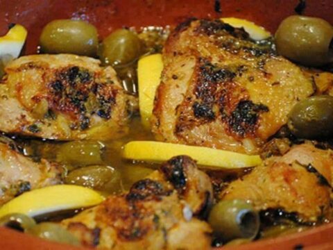 תבשיל עוף עם זיתים ולימון_מתכון של שף מיכה כלפה – מאסטר מתכונים