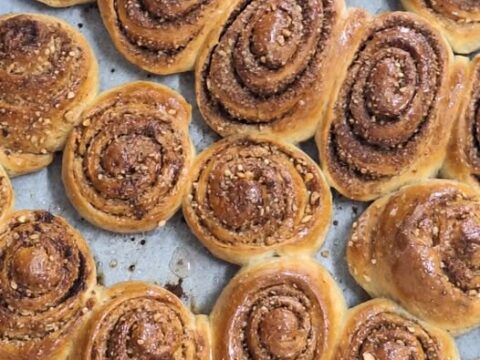 סינרול במילוי אגוזים ..נפלא !!! 🌰🥐🥖_מתכון של תהילה גיל – מאסטר מתכונים