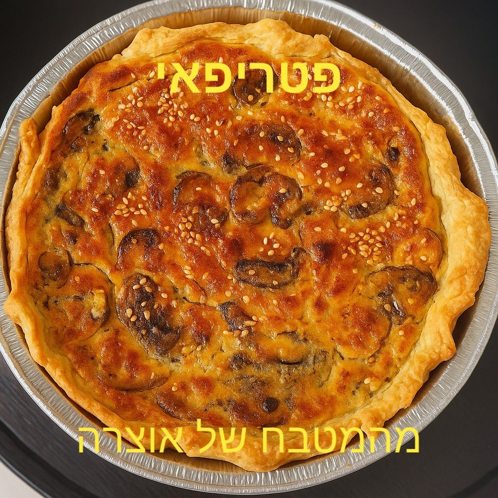 פאי פטריות וגבינות חגיגי ✨_מתכון של אוצרה ברזלי– מאסטר מתכונים👇