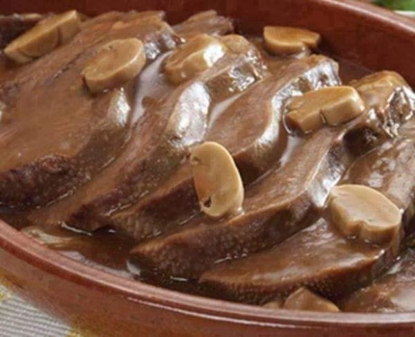 לשון בקר ופטריות_מתכון של שף מיכה כלפה – מאסטר מתכונים