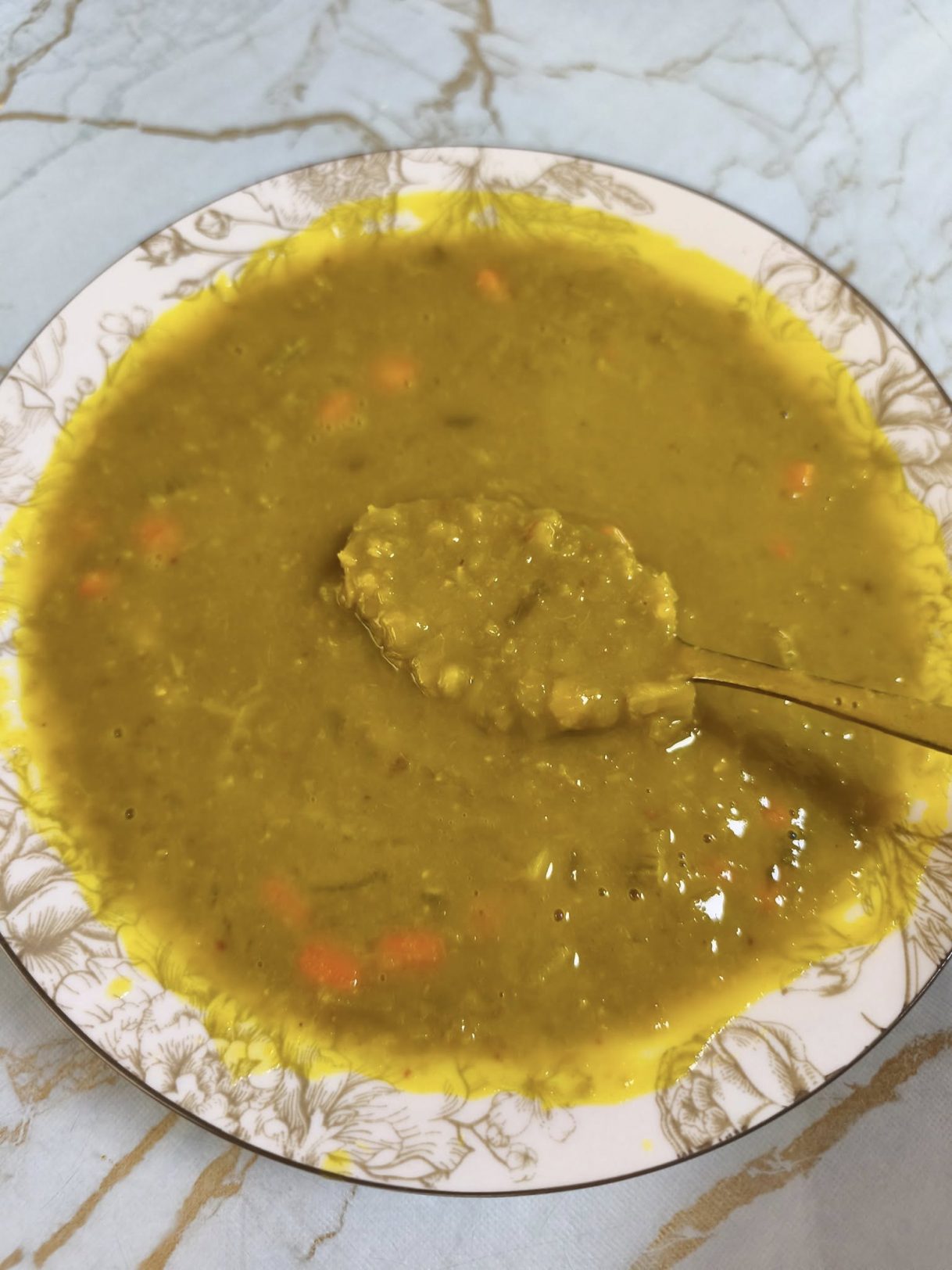 מרק אפונה עשיר🥕🧅🥬🥕🥦🥕🧅_מתכון של אסתי זוהר מטבח אותנטי – מאסטר מתכונים👇