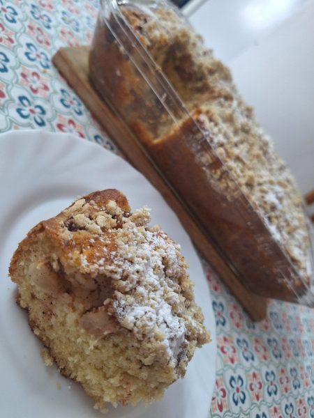 עוגת תפוחים בתוספת שטרוייזל , רכה ועסיסית_מתכון של תהילה גיל – מאסטר מתכונים👇