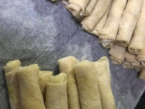 עלי סיגר ביתיים במילוי פירה ובשר_מתכון של ליאת קאדר