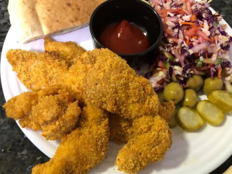 פילה שניצל אפוי בציפוי פירורים (ללא ביצים)_מתכון של ליאת קאדר