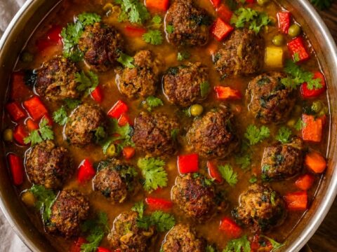 קציצות עם תפוח אדמה אפונה וגזר_מתכון של ורד צ'אפו