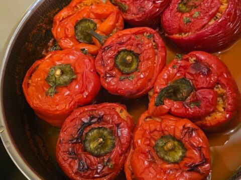 פלפלים ממולאים באורז