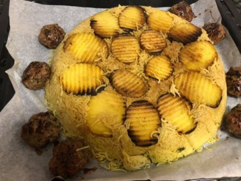 עוגת אורז במילוי בצל ופטריות_מתכון של ליאת קאדר