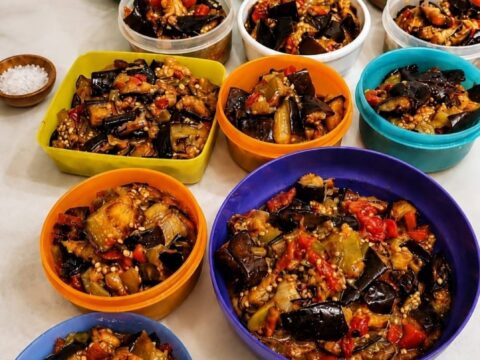סלט חצילים עיראקי לחג_מתכון של עדנה טפירו