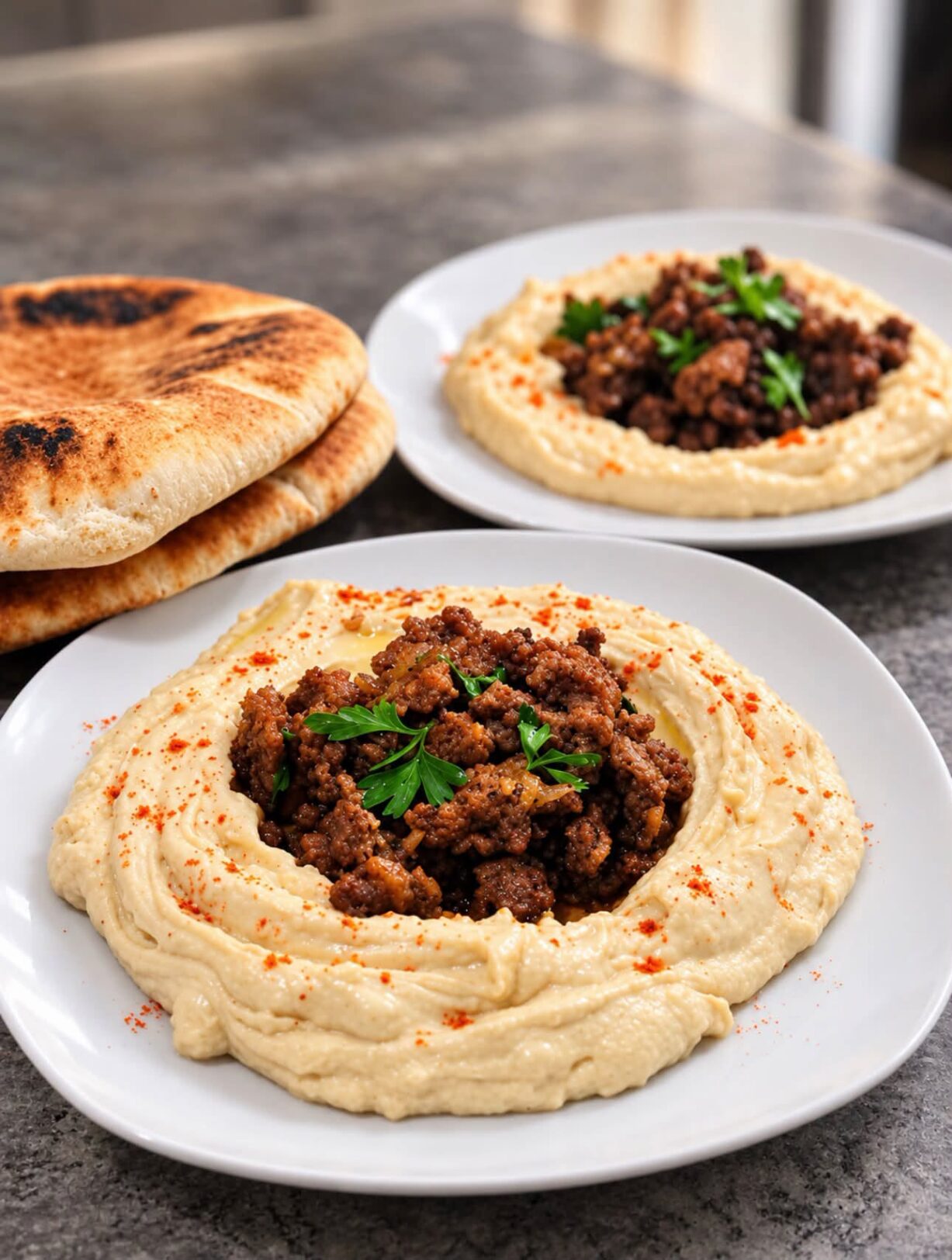 חומוס ביתי עם בשר_מתכון של ורד צ'אפו